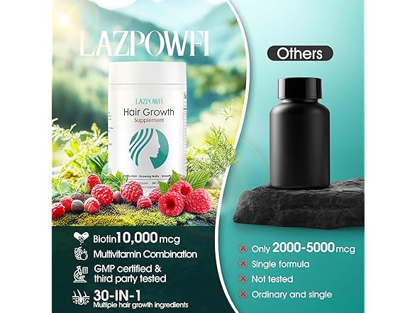 Lazpowfi Hair Growth Products