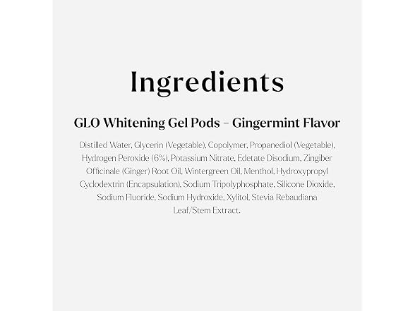 GLO Science Teeth Whitening Gel Pods