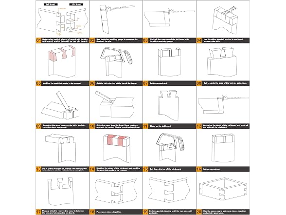 Newkiton AAP-Tool-384 (2 Pack) Dovetail Marker Guide