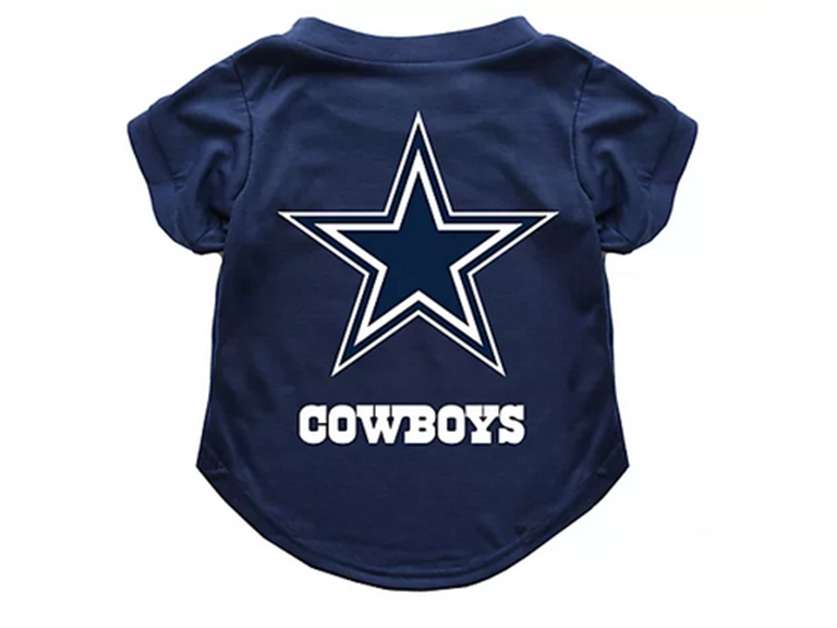 Littlearth NFL Dallas Cowboys Pet T-Shirt, Team Color, X-Large