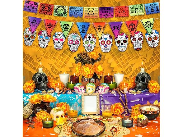 HOWAF Day of The Dead Decorations, Dia