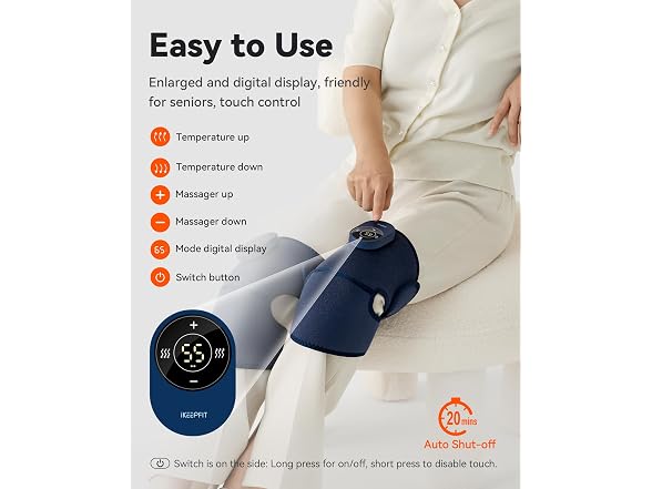 IKEEPFIT NS615061 heated knee massager