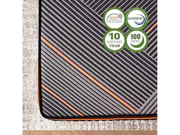 DIGLANT Queen Mattress, 14 Inch Plush Hybrid