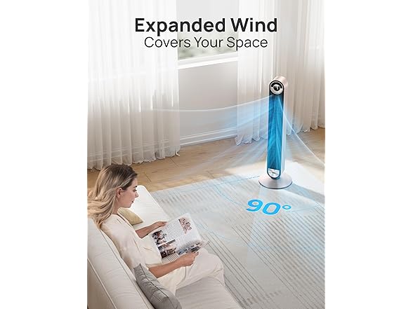 Dreo Smart Tower Fan, Works With Alexa