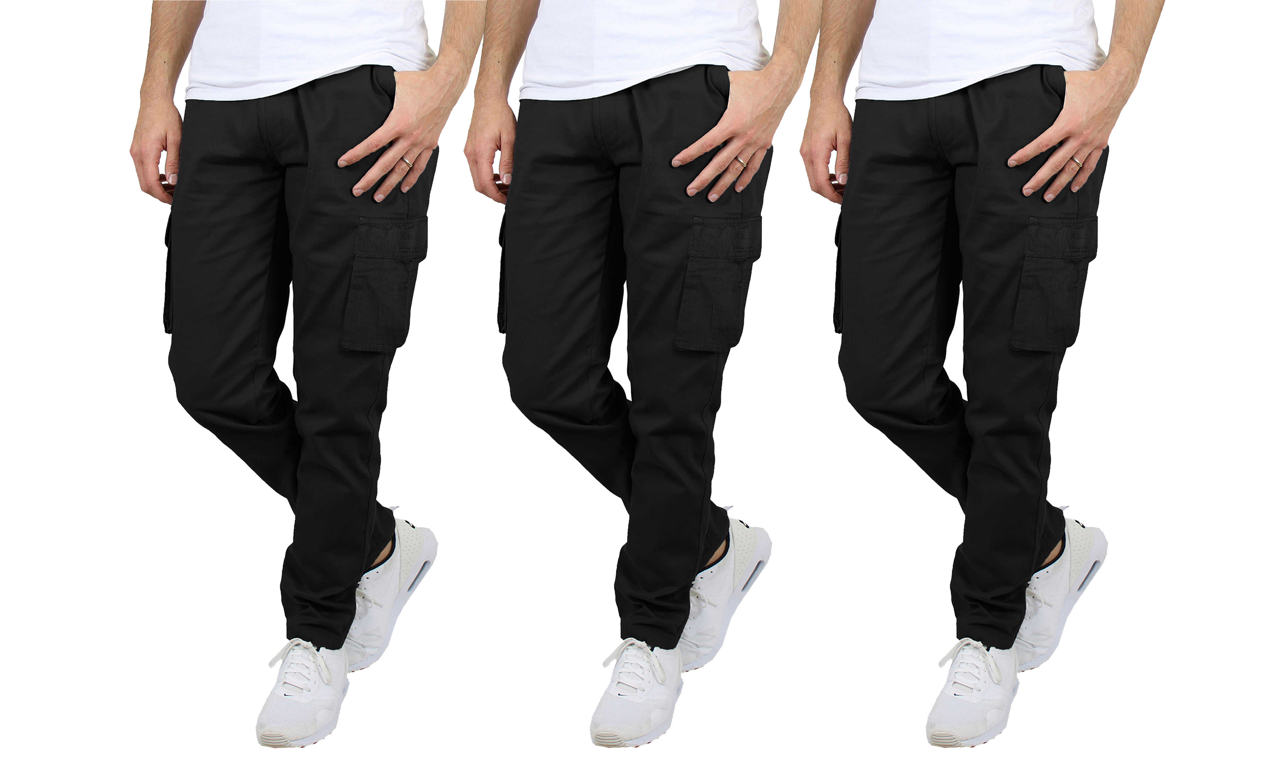 Men's Stretch Cargo Pants (1, 2 or 3 Pk) - Gallery 27