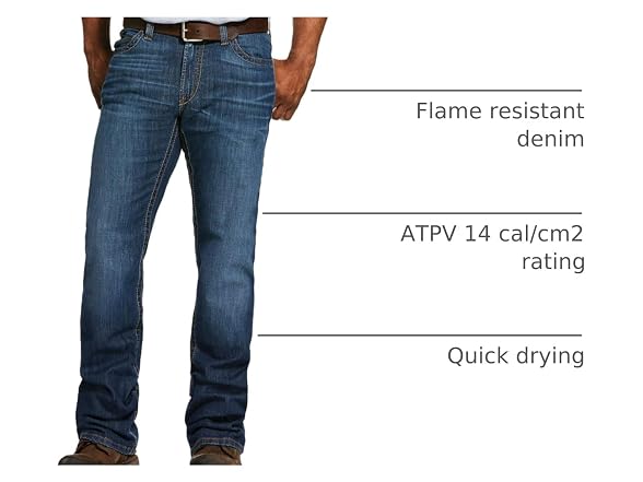 Ariat Men (44W x 38L) Fr M4 Relaxed Stretch Jean