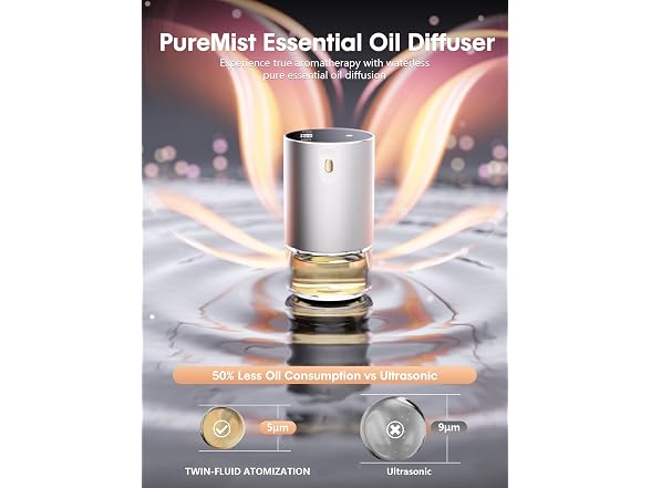 airnasa Waterless Essential Oil Diffuser