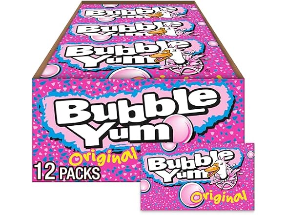 Bubble Yum Original Flavor Chewy