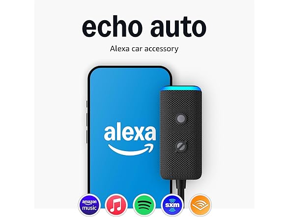 (Like-New) Amazon Echo Auto (Device only, NO ACCESSORIES)