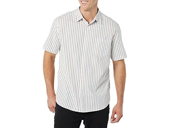 Amazon Essentials Men Short-sleeve Stretch Shirt