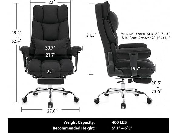 Big and Tall Office Chair 400lbs