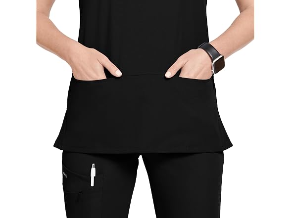 Jockey Women (M) Scrubs True Crossover V-Neck Top