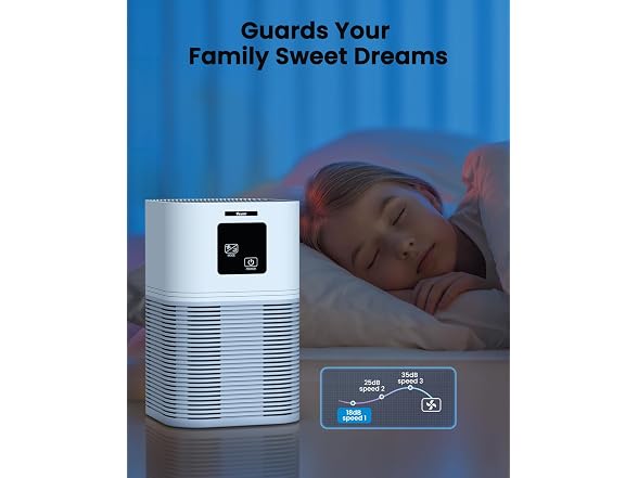 VEWIOR H13 HEPA Air Purifier 1200 sq.ft