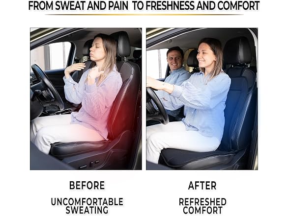 Zone Tech SE0099 12V Car Seat Cooling Cover 2-Pack