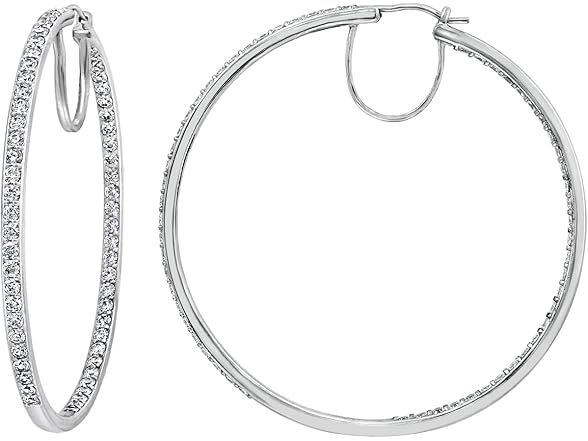 Amazon Essentials Women Platinum-Plated Earrings