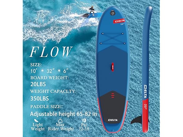 Bifanuo Bifanuo Inflatable Stand Up Paddle Board with SUP