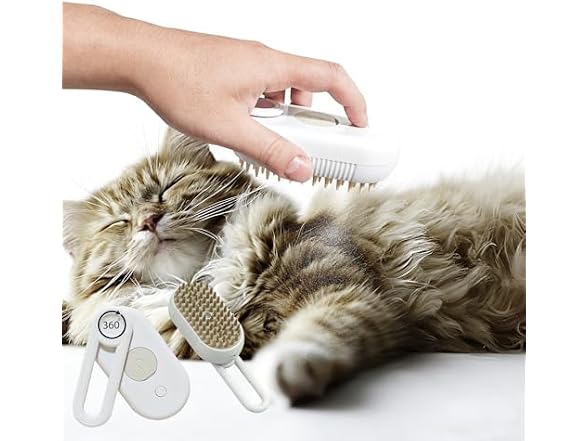 Farocup 4-in-1 Steam Brush for Pets