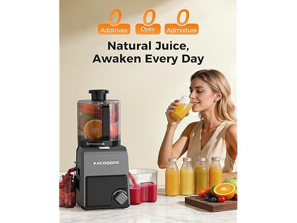 Cold press juicer