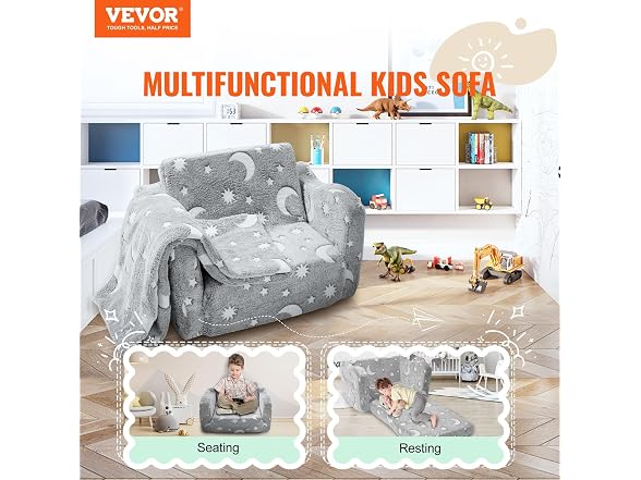 Fold-Out Kids Sofa