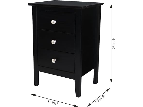 Jela Solid Wood Easy Pieces Single Drawer Nightstand
