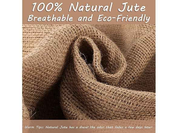 Kmise Burlap Potato Sack Race Bags (Pack of 6)