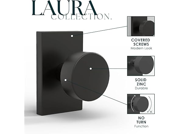 Mega Handles Laura Door Knob