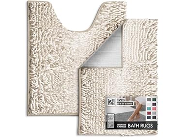 $15.99, Was $24.90, 35% Off! Hearth & Harbor Bathroom Rugs, Chenille dealfomo
