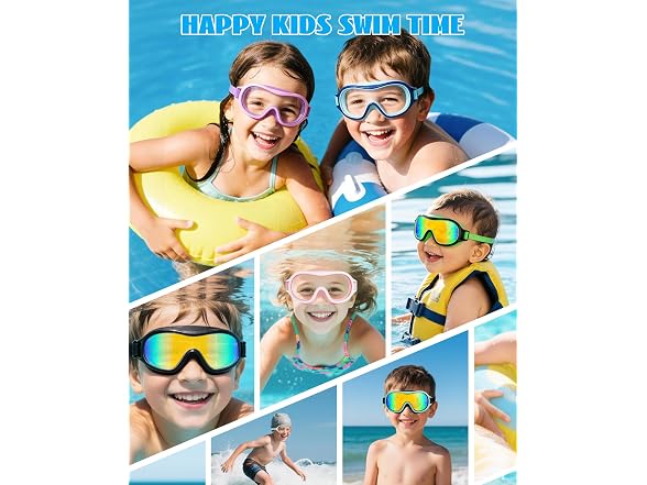 Aegend 2-Pack Anti-Fog Swim Goggles