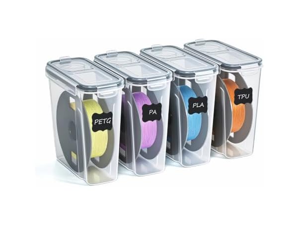 $15.99, Was $26.99, 40% Off! Filament Storage Box 4 Pack 4L Airtight dealfomo