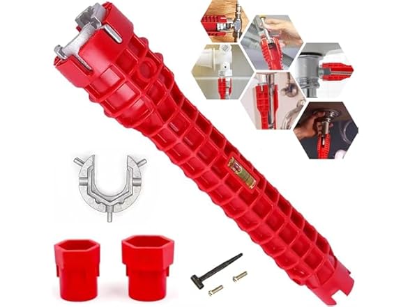 LJDTTXS 14-in-1 Sink Wrench