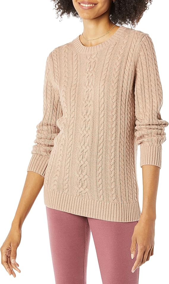 Amazon Essentials Women Fisherman Cable Sweater - Gallery 16