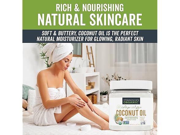 Viva Naturals Organic Coconut Oil, 16 fl oz
