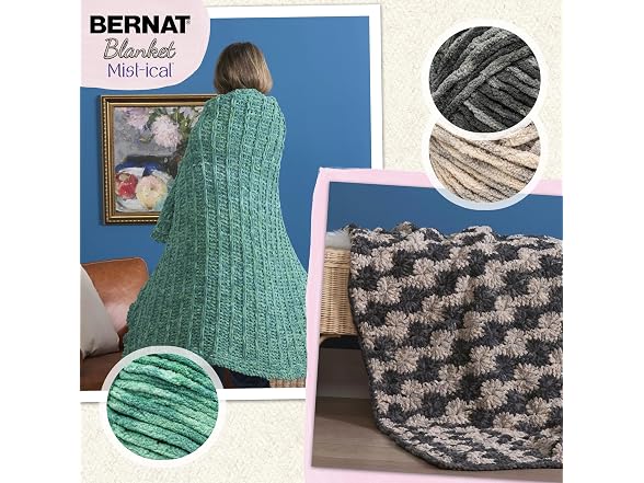Bernat Blanket Mist-ical Crochet Soft