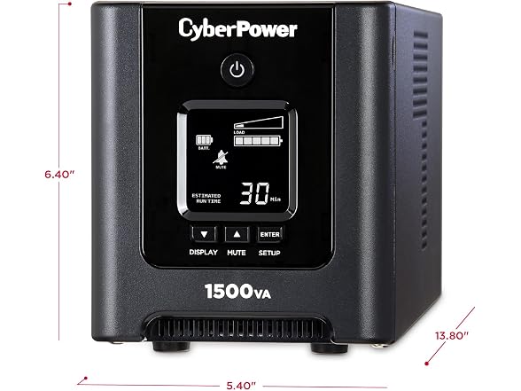 CyberPower Sinewave UPS System 8 Outlets Mini-Tower