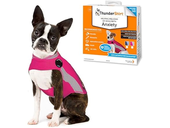 ThunderShirt for Dogs, X Small, Pink Polo - D