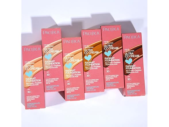 Pacifica Ultra CC Cream Radiant Foundation SPF 17 - Cool-Deep