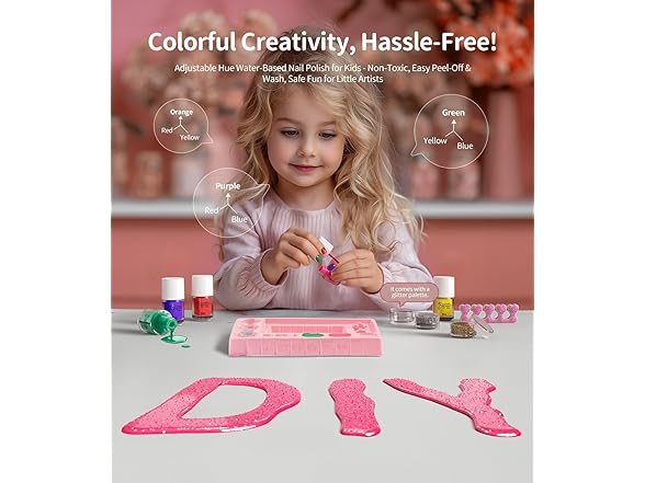 Girls Nail Bracelet Craft Set Pack of 2