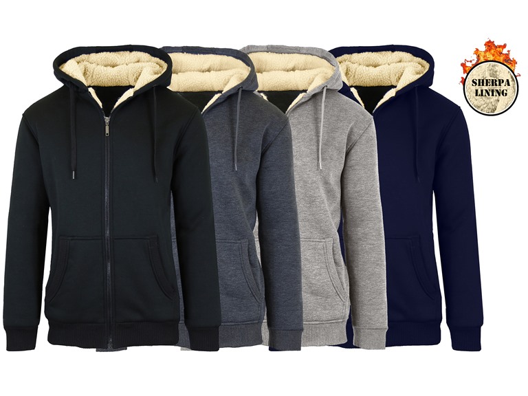 Super Heavyweight Sherpa Zip Hoodie (1 or 2pk)