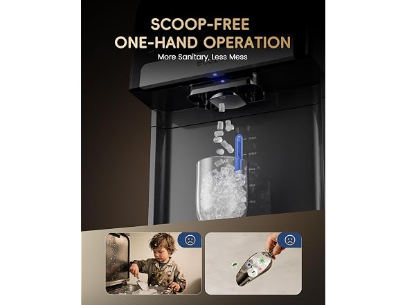 ecozy Smart Nugget Ice Maker Dispenser