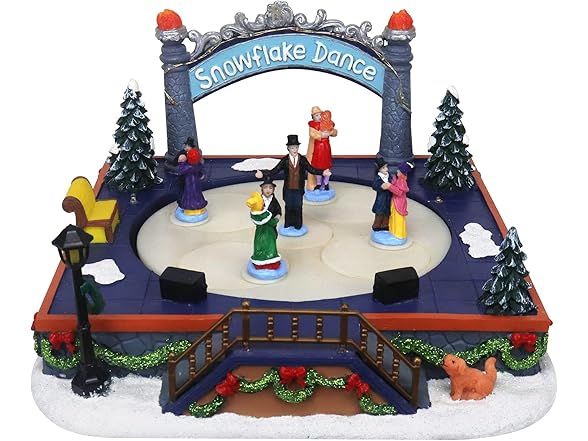 Ballroom Dance Christmas Village Tabletop