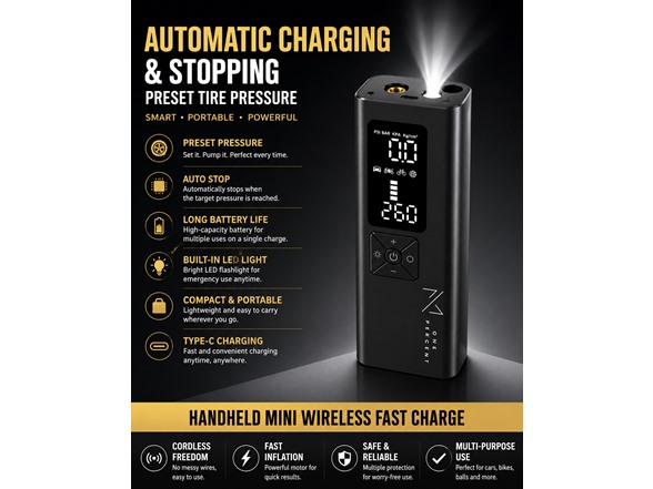 Air Pump Portable Wireless