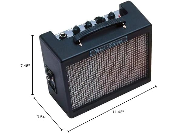 Fender Mini Deluxe Electric Guitar Amp, 3 Watts,