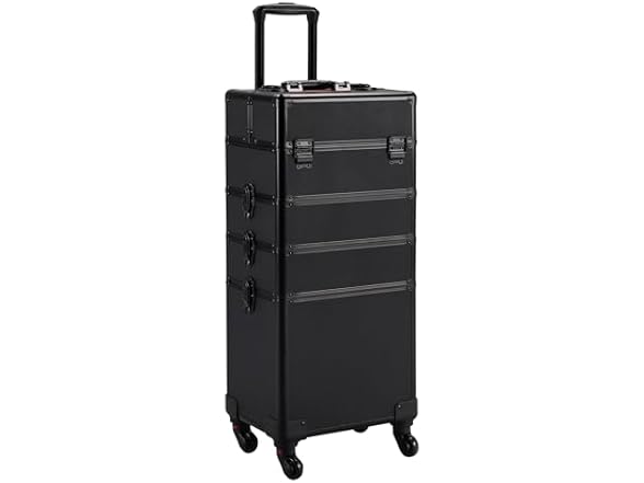 Yaheetech 4 in 1 Professional Makeup Train Case