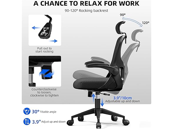 FINATI Office Chair Ergonomic Desk Chair