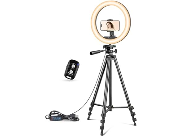 UBeesize 12 inch Ring Light with Stand