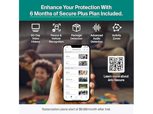 (1 or 2 PACK) (NEW) Arlo Essential Pan Tilt Security Camera