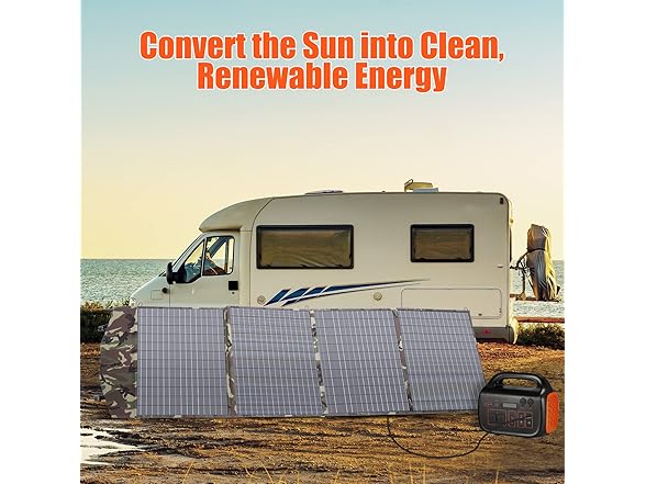 CROS Portable Solar Panel 200W 18V Foldable