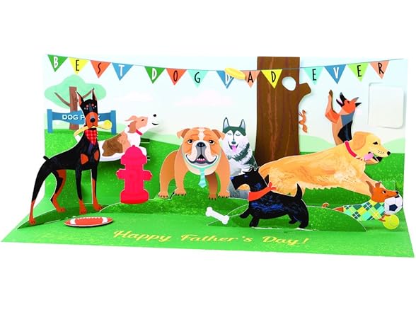 Up With Paper Pop-Up Panoramic's Father's Day Greeting Card