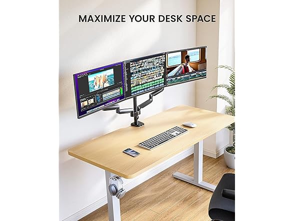 ErGear 3 Monitor Desk Mount