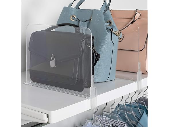 J&V TEXTILES Acrylic Shelf Divider Set